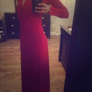 Want My Look Sleek LONG Red Dress